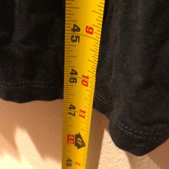 ASOS black tall slip dress, size 6 US, chic, casual, bustier detail, cozy - Picture 7 of 7